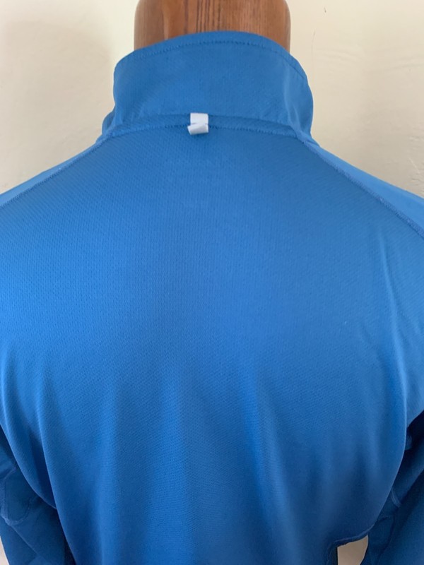 Master's Tech Active Pullover Men's Size Large Blue 1/4 Zip Long Sleeve Golf PGA gallery