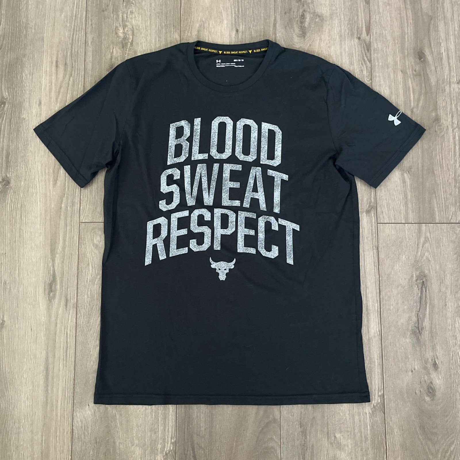 Under Armour Rock Blood Sweat Respect Mens M T Shirt Black Short Sleeve gallery
