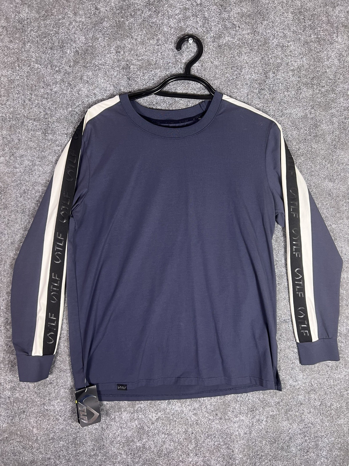 TLF League Longsleeve Stretch Shirt Men’s Size Large Armada Blue White Cotton gallery