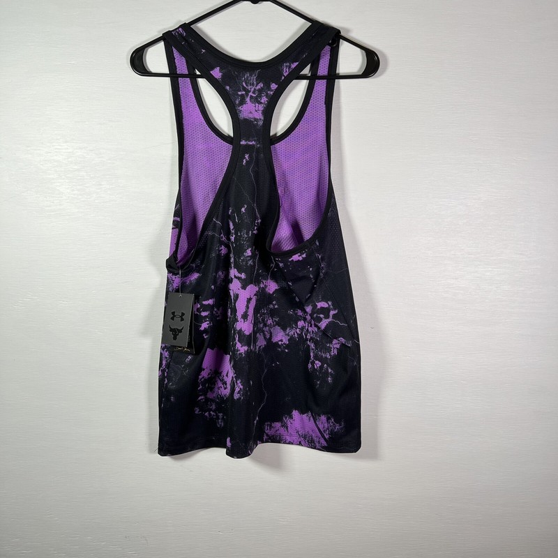 Under Armour Men's Project Rock Mesh Printed Tank Top 1373575-001 NWT Medium gallery