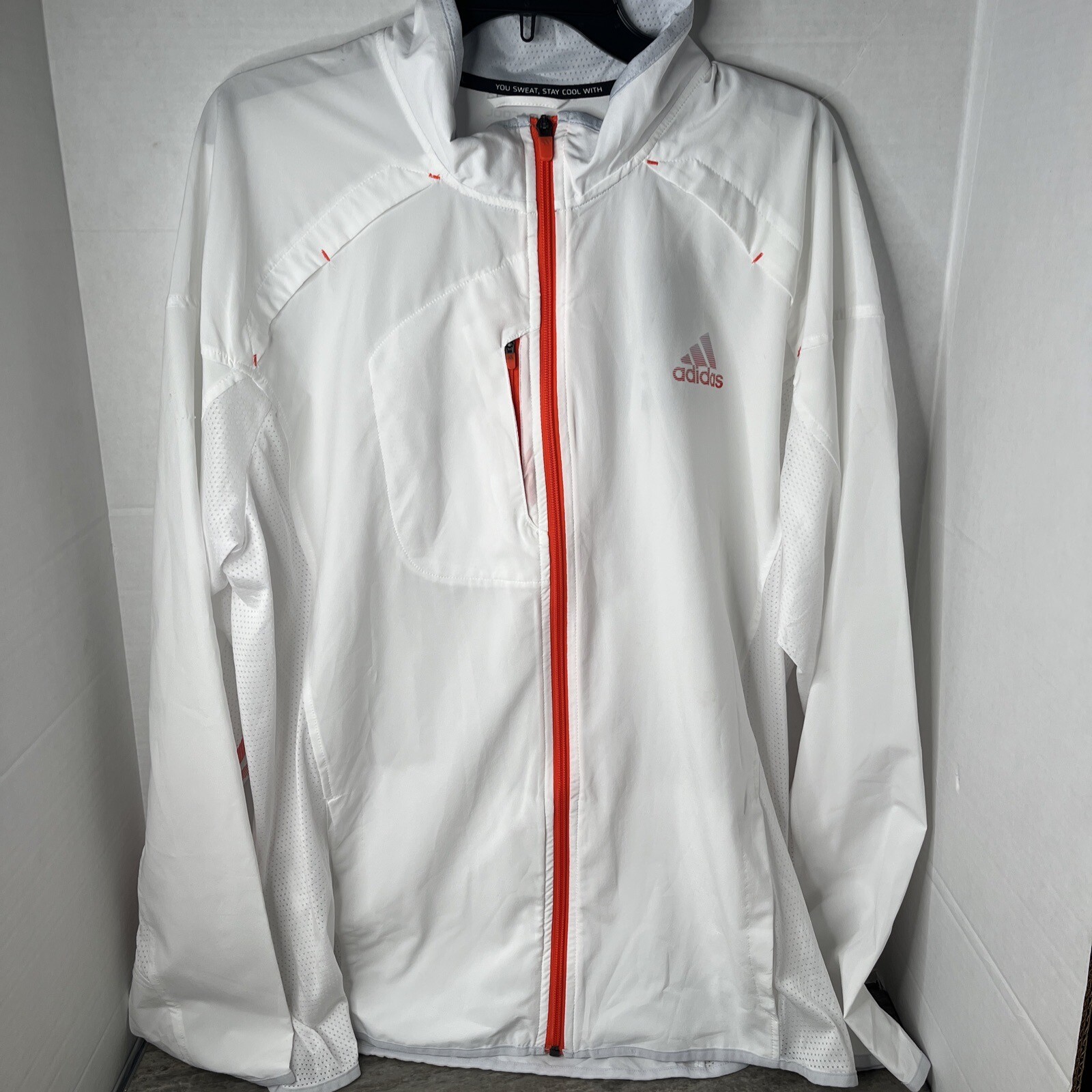 Adidas Climacool Woven Jacket Running Tennis Training Performance Men XL gallery