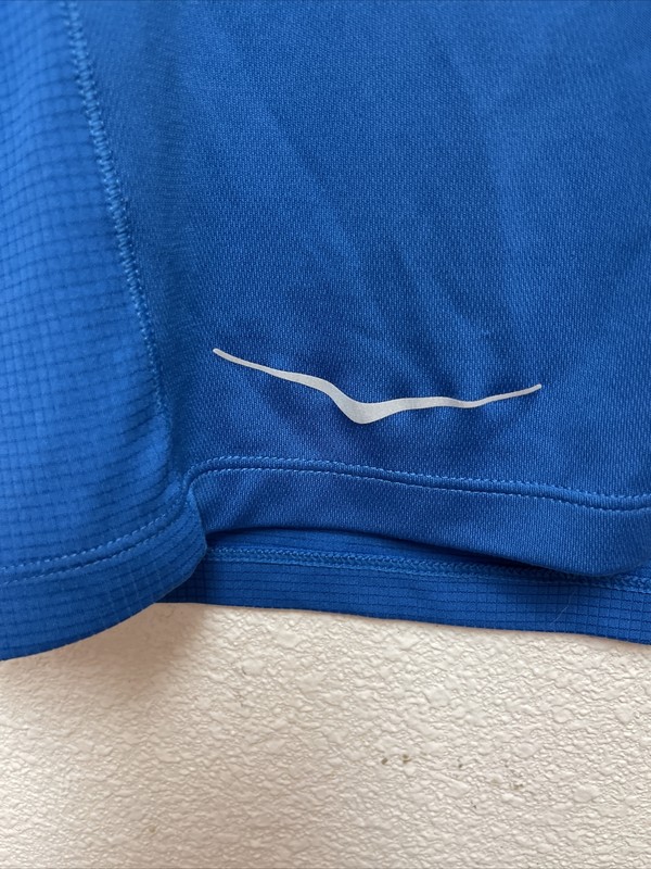 Hoka One One, Men's Performance Running T Shirt, Blue Sz M gallery
