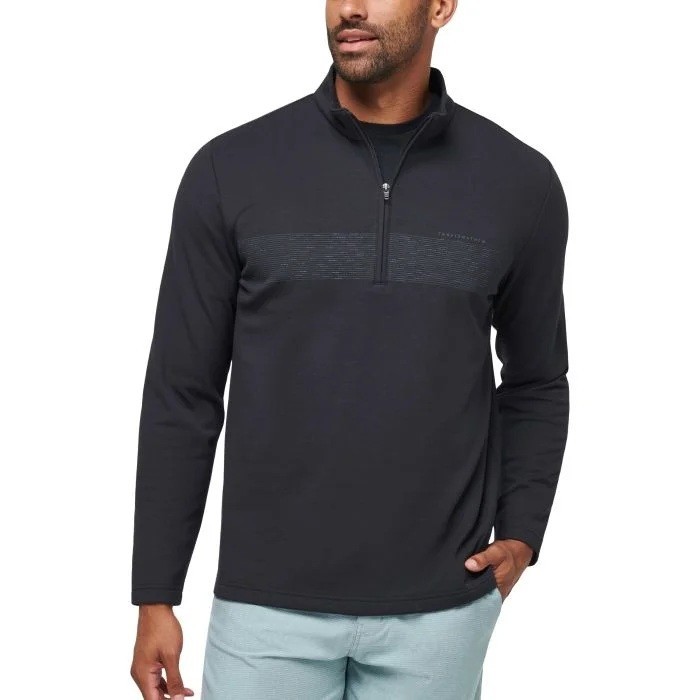 $140 - NWT TRAVIS MATHEW UPGRADED Men's 1/4 Zip Fleece Quick Dry Active Stretch gallery