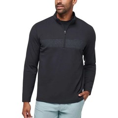 $140 – NWT TRAVIS MATHEW UPGRADED Men’s 1/4 Zip Fleece Quick Dry Active Stretch