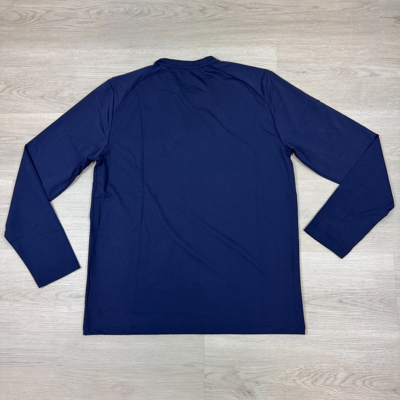 Ralph Lauren RLX Performance Mesh Long Sleeve Shirt Mens Medium Navy Blue gallery