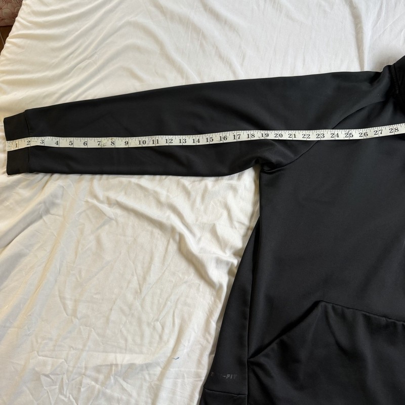 Nike Dri Fit Quarter Zip Mens Medium Black Jacket gallery
