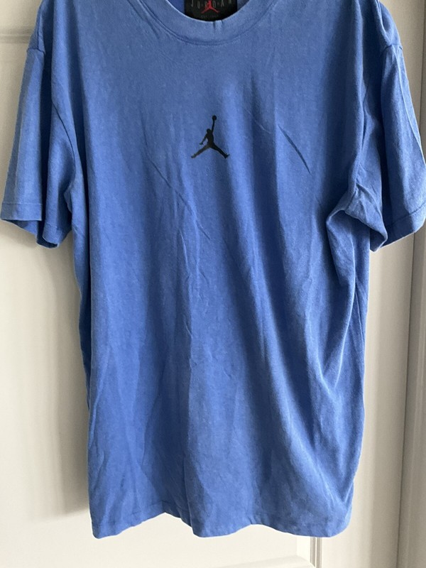 NIKE JORDAN JUMPMAN Medium BLUE SHORT Sleeve T-shirt DA2694-405 DRI FIT gallery