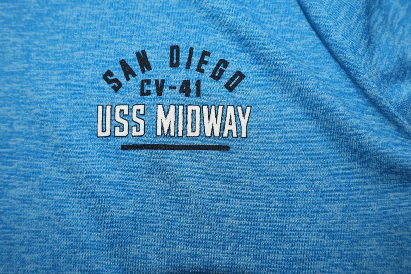 USS Midway CV-41 San Diego Men's 1/4 Zip Pullover Size XL Under Armour gallery