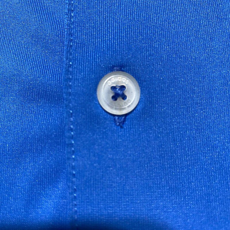 Adidas Mens XL Polo Golf Shirt Blue Short Sleeve Outdoor Cog Hill Dubsdread gallery
