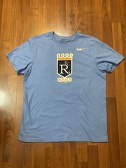 NEW Nike Kansas City Royals or Texas Rangers Retro Trainer MLB Shirt Large