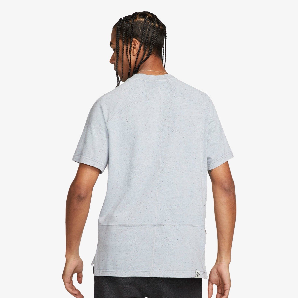 Size XL- Nike Men’s Sustainable Materials Sportswear T-Shirt, Gray Heather. gallery