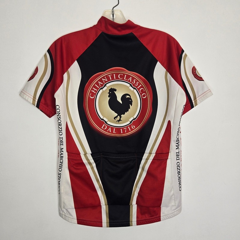 SMS Santini Chianti Classico Men Cycling Jersey Italy Rooster Red Pockets Small gallery