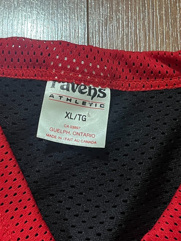 Budweiser Beer 1993 NFL helmet Ravens Athletic Black Mens XL Football Jersey gallery