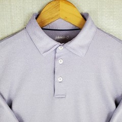 JOHNNIE-O Size Small Mens Performance Polo Shirt Lilac Space Dye Golf