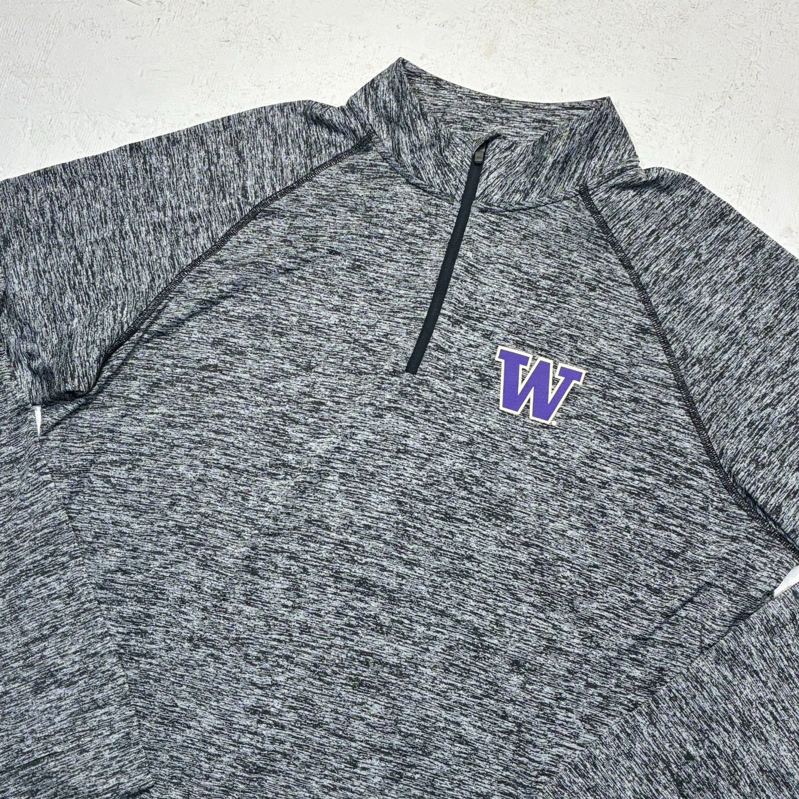 Under Armour Washington Huskies 1/4 Zip Pullover XL Heatgear Lightweight Loose gallery