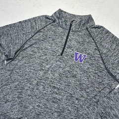 Under Armour Washington Huskies 1/4 Zip Pullover XL Heatgear Lightweight Loose