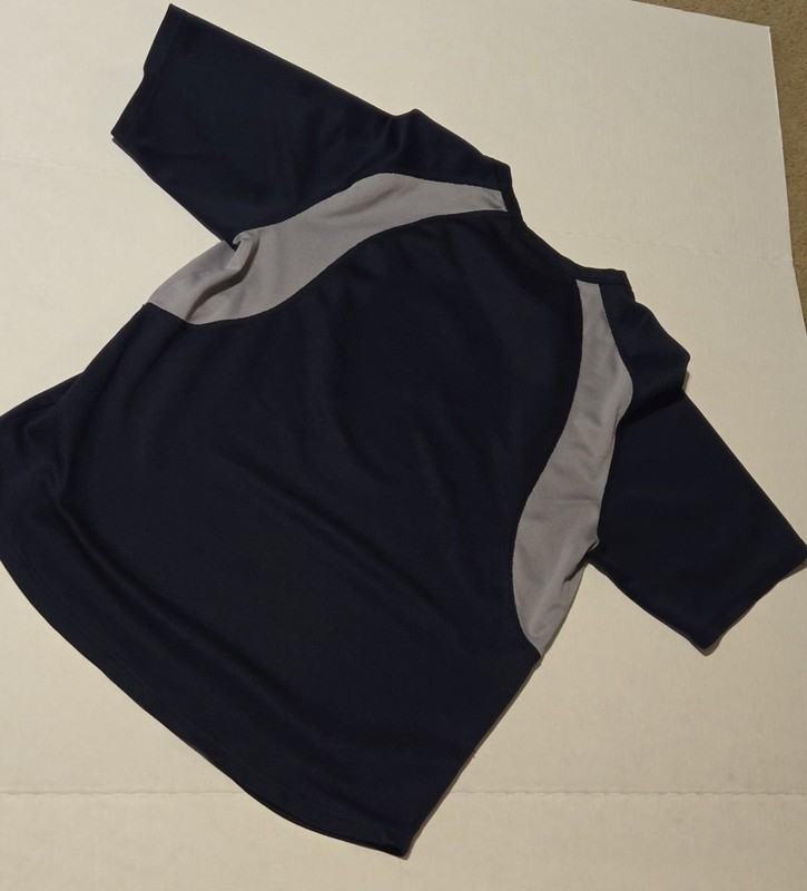 Nike Navy Blue And Gray Jersey Medium Mens gallery