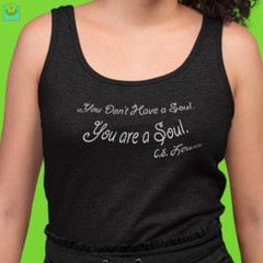 Next Level Ideal Racerback Tank “You are a Soul” 2