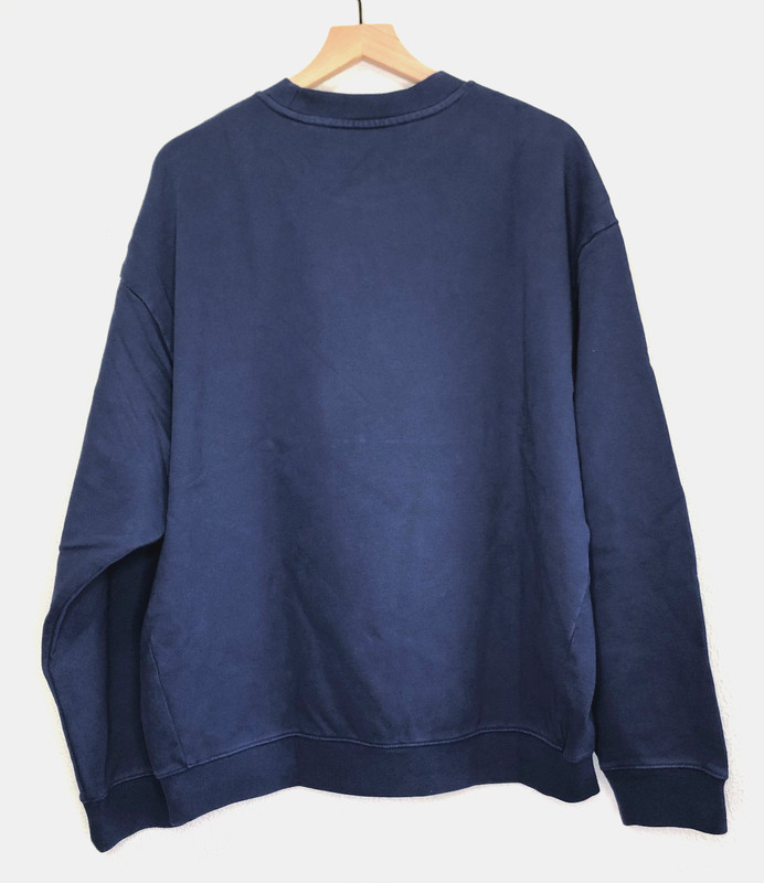 NEW Nike Air London Blue Oversize Medium Heavy Crewneck Sweater HQ1099-492 $95 gallery