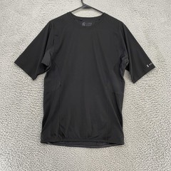 Second Skin Compression Shirt Mens XL Black Short Sleeve Running Training