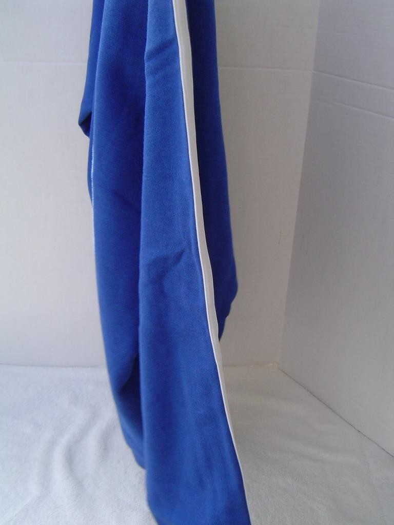 NEW MENS ADIDAS BLUE PULL OVER HOODIE WITH WHITE LOGO SIZE XLT gallery