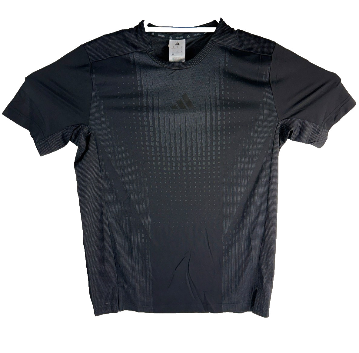 Adidas Airchill Training Tee Black Grey Six Men`s Size Medium JI8196 gallery