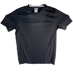 Adidas Airchill Training Tee Black Grey Six Men`s Size Medium JI8196