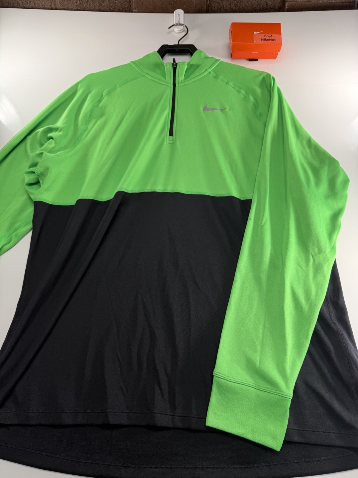 Nike Running Dri-Fit Men’s XXL Racer 1/4 Zip L/S 648588-361 gallery