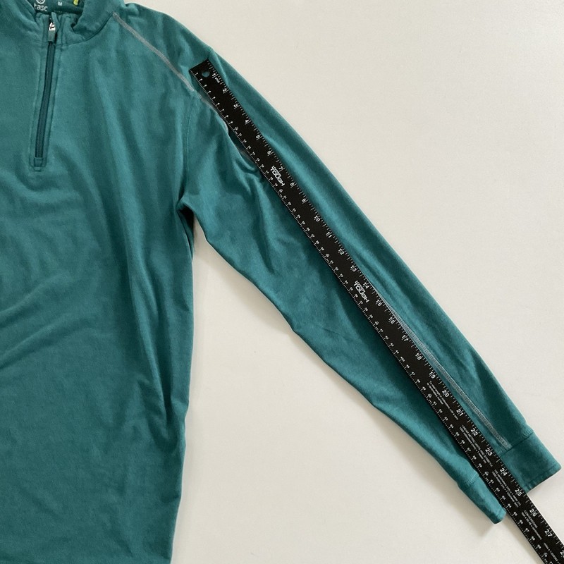 Tasc Performance Quarter-Zip Pullover Sz M Teal Athleisure Gorpcore Golf Running gallery