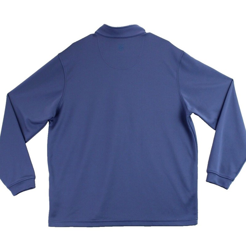 Bolle Mens Pullover Sweatshirt Navy Blue Quarter Zip Long Sleeve XL gallery