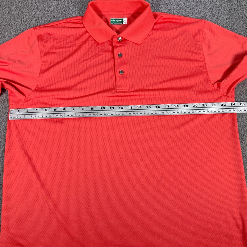 Ben Hogan PerformancePolo Shirt Mens Size XL Pink Salmon Short Sleeve gallery