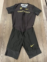 Men’s Nike Pro Elite Oregon Ducks Track Unitard Speedsuit Skinsuit Black L