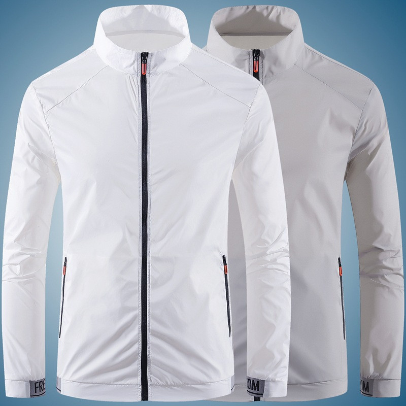 Solid Casual Fashion Handsome Breathable Men's Outdoor Sunscreen Clothing gallery
