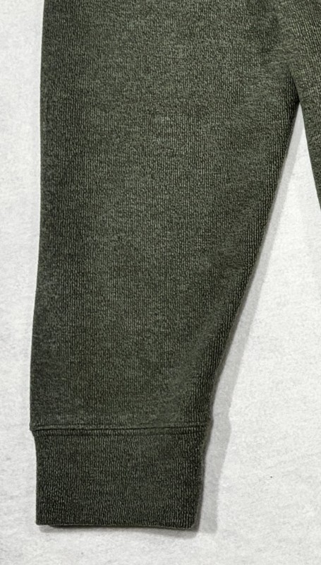 Peter Millar Melange Soft Rayon Long Sleeve 1/4 Zip Pullover Golf Mens XL Green gallery