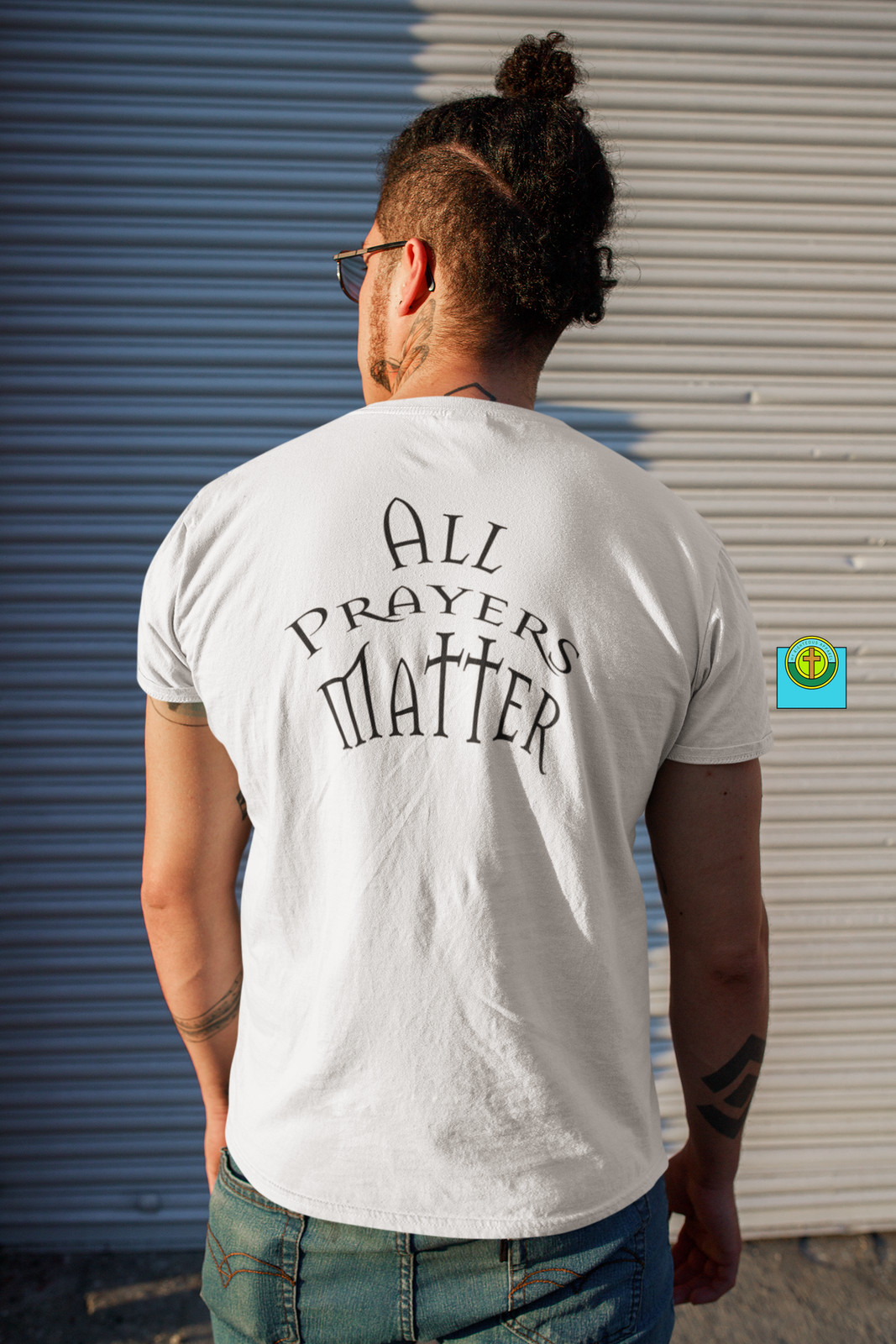 Bella & Canvas Short Sleeve Tee "All Prayers Matter" Printed on Back gallery