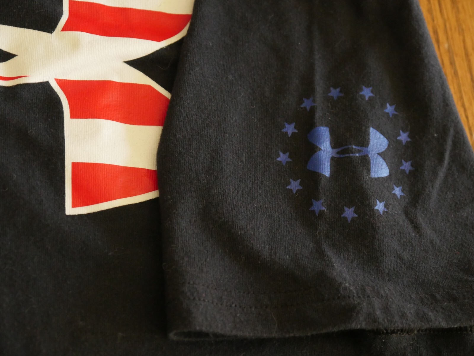 Under Armour Men's Freedom Stars & Stripes T-Shirt 1353974 001 Black Medium gallery