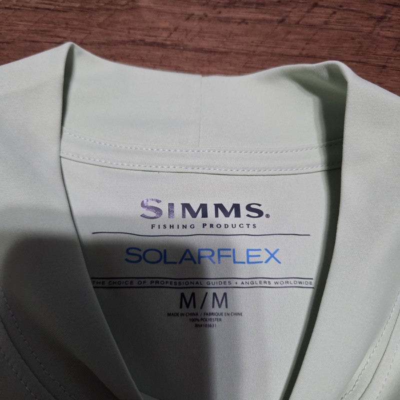 Simms Fishing Solar Flex UPF 50 Performance Shirt Men's Medium Gorpcore Outdoor gallery