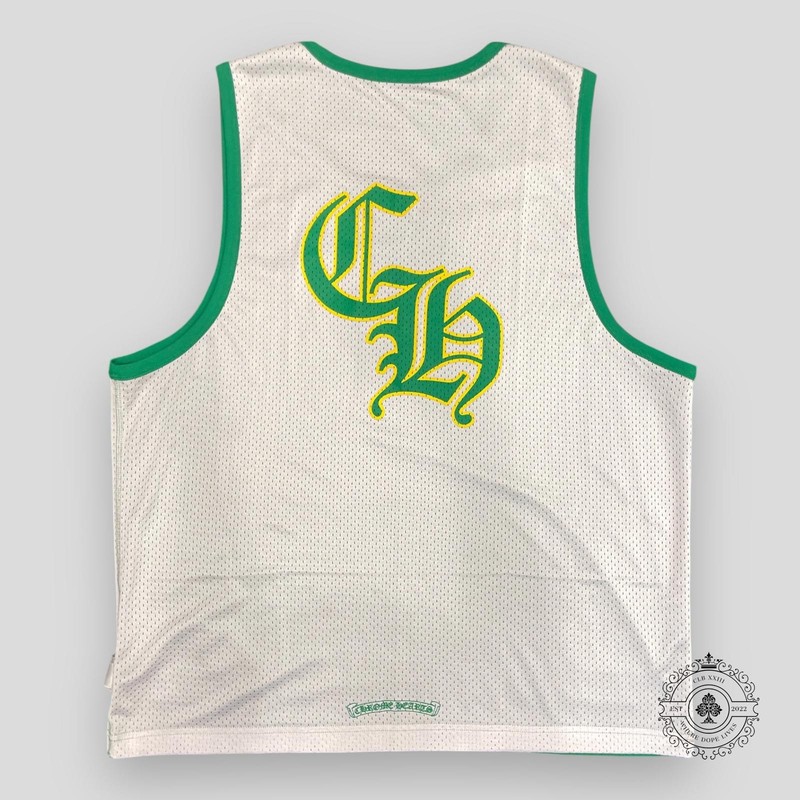 Chrome Hearts Reversible 33 Mesh Jersey in Green gallery