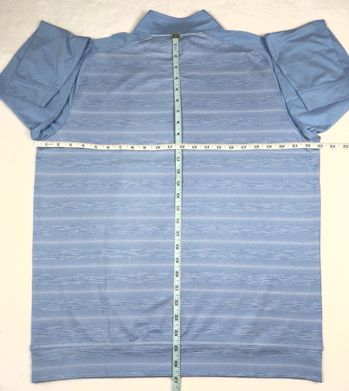 johnnie-O Men's Golf Bert Performance 1/4 Zip Pullover Maliblu Size M NWT $128 gallery