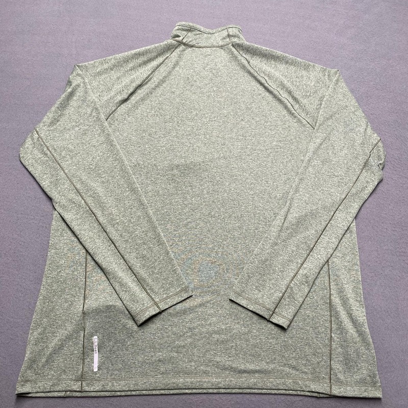 LL Bean Pullover Mens Large Gray Slightly Fitted Athletic Outdoor Hiking Shirt gallery