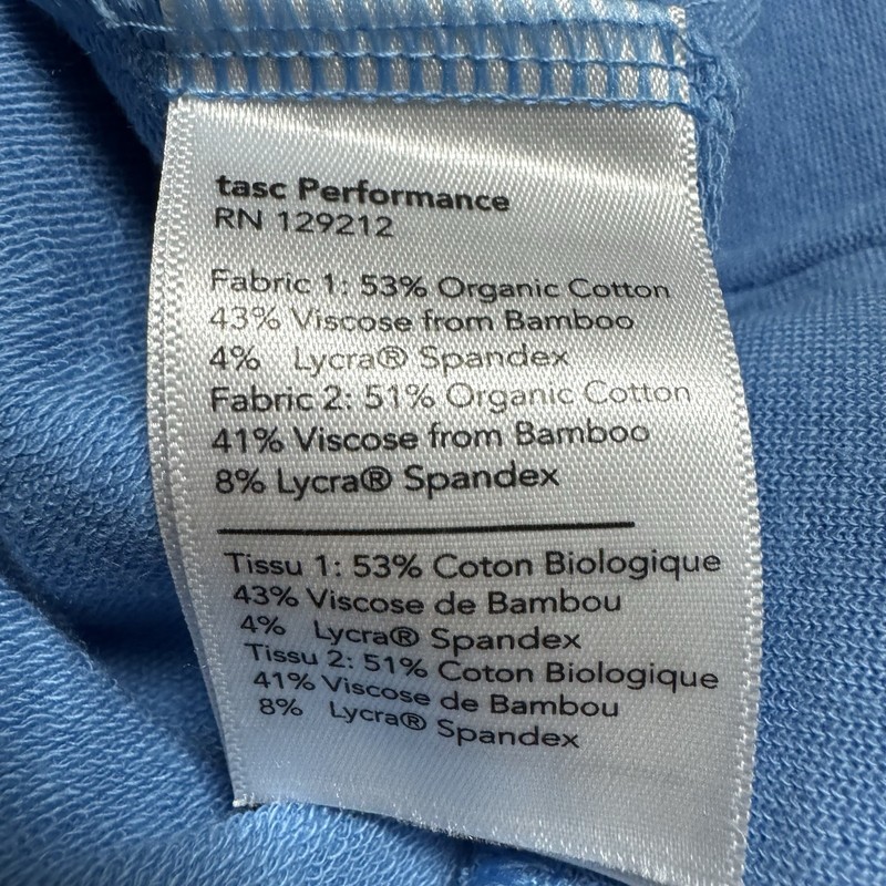 Tasc Performance x US Open Carrollton Collection Blue Cloud French Terry 1/4 Zip gallery