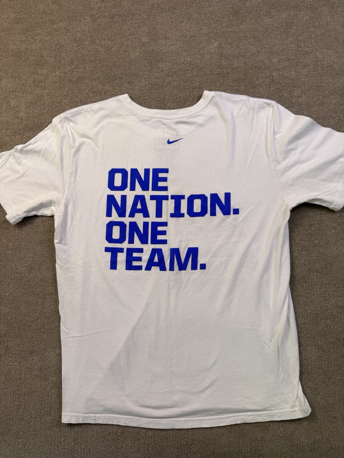 Nike One Nation One Team USA Regular-Fit Jersey Size Large White EUC Olympics gallery