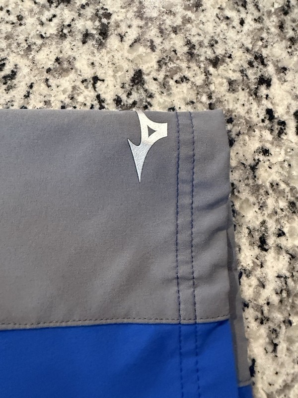 Mizuno Baseball Pullover Warmup Jacket 1/4 Zip Mens S Blue Gray Short Sleeve gallery