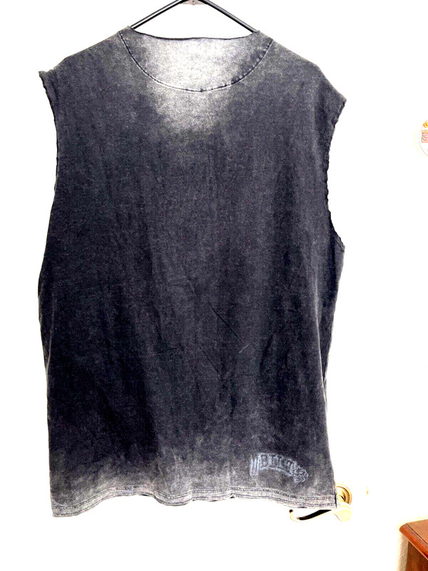 Bilt Mens Race, Motorcross, Bike Sleeveless T-Shirt Sz XL Distressed, Black/Gray gallery