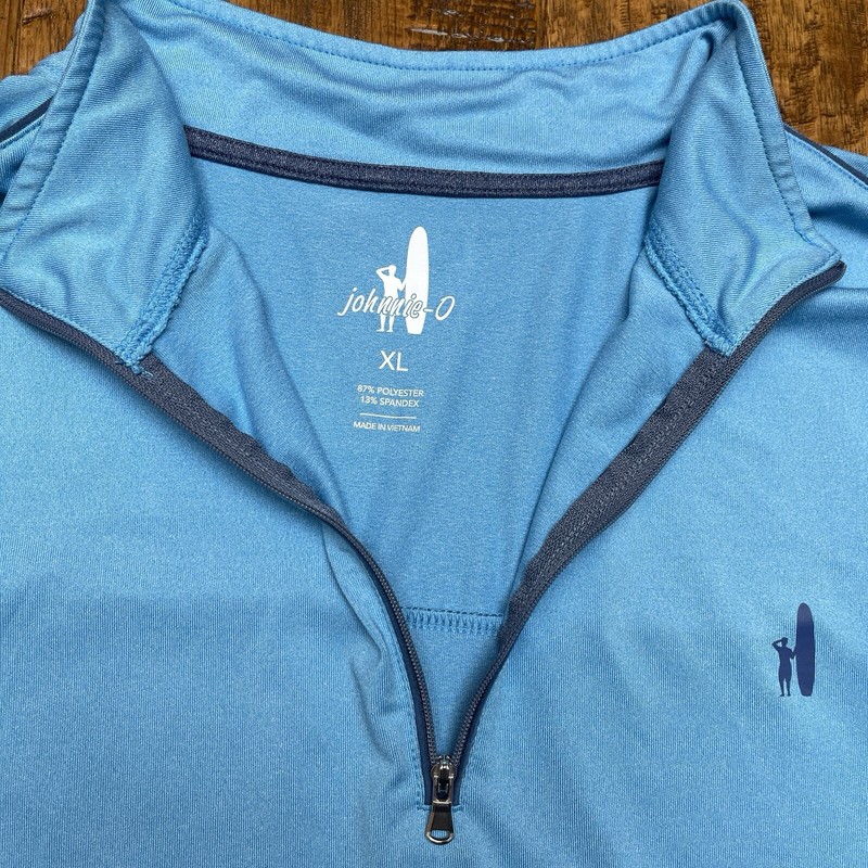 Johnnie-O #JMKO1030 Prep Performance 1/4 Zip Pullover - Pool- Size Xl Golf Surf gallery