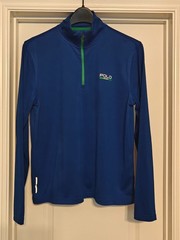 Polo Sport Ralph Lauren Performance 1/4 Zip Pullover Men Medium Royal Blue Golf