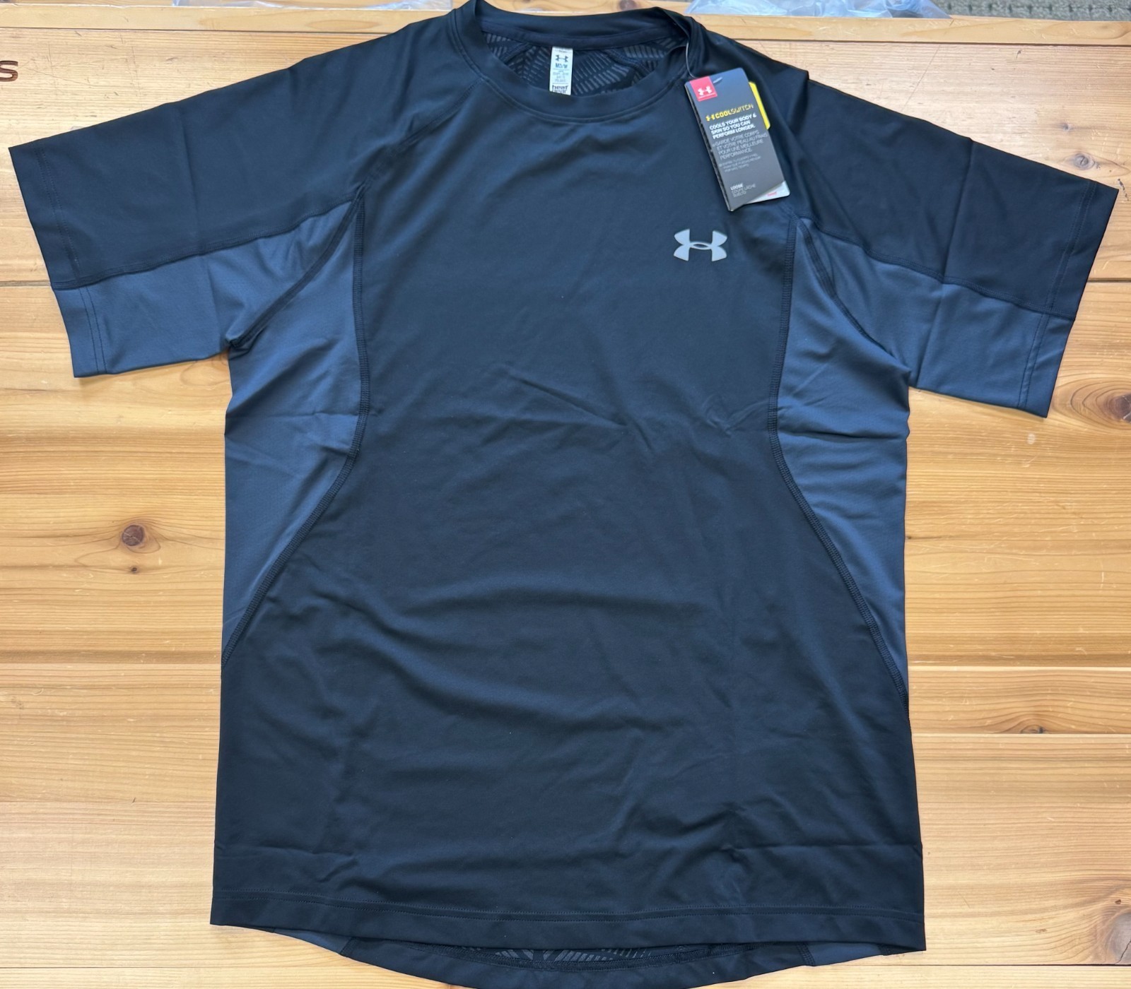 Under Armour Coolswitch T-Shirt Black Mens L gallery