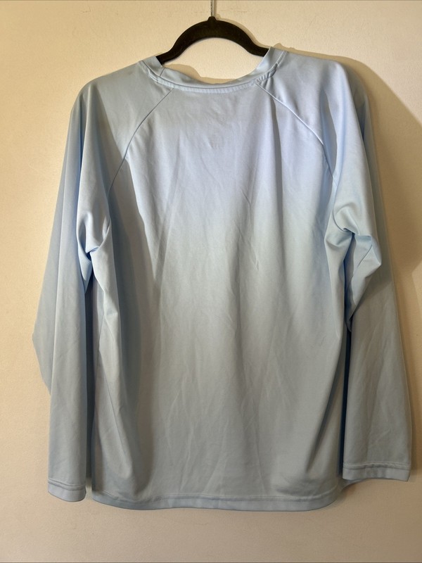 Carolinas Saltwater Oak Island Sun Shirt Mens Large Blue UPF 50+ Long Sleeve L gallery