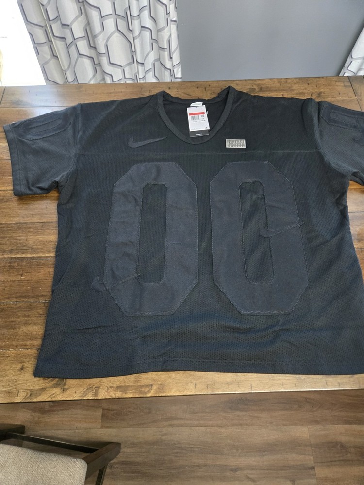 Nike XT Mesh Jersey Oversized Black Antique Silver Mens Sz Large IB1843-010 NWT