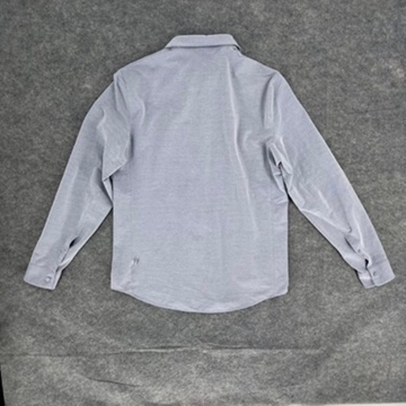Lululemon Commission Long Sleeve Button Down *Qwick Oxford Blue Small gallery